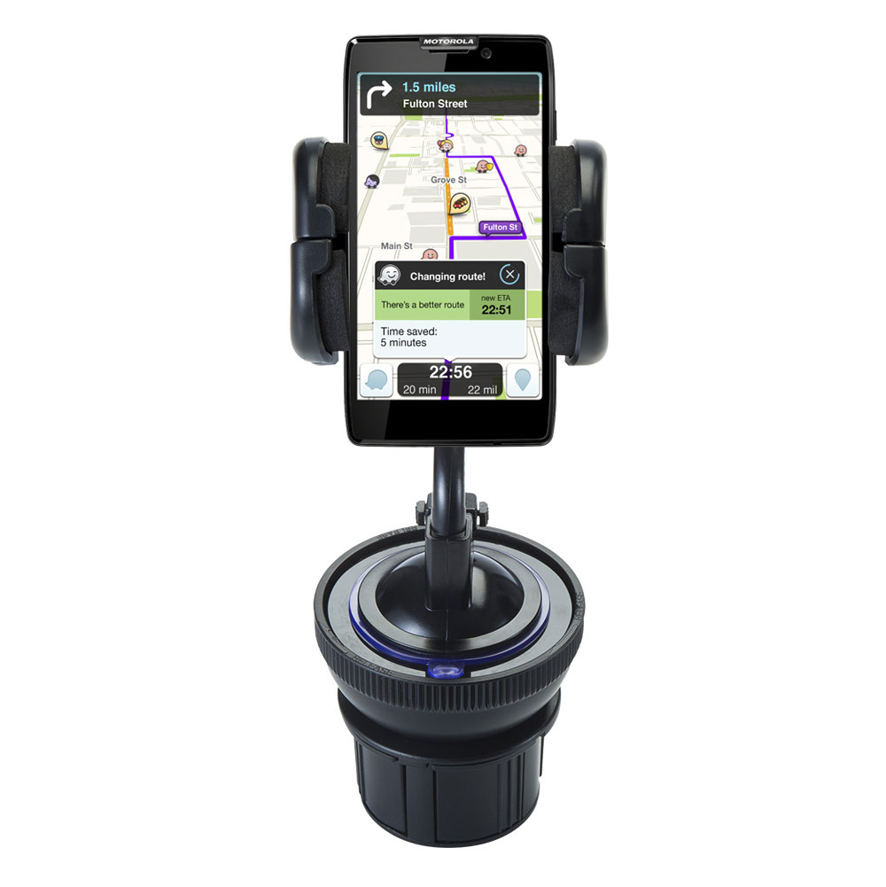 Cup Holder compatible with the Motorola DROID RAZR HD