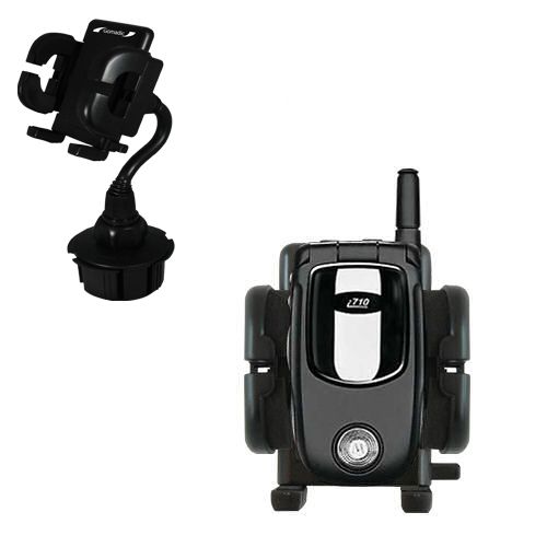 Gomadic Brand Car Auto Cup Holder Mount suitable for the Motorola i710 - Attaches to your vehicle cupholder