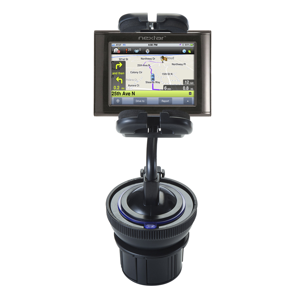 Cup Holder compatible with the Nextar M3 GPS