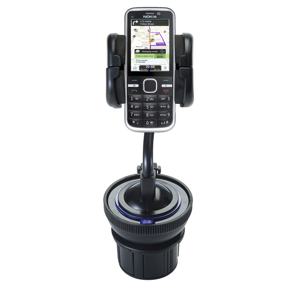 Cup Holder compatible with the Nokia C5 5MP