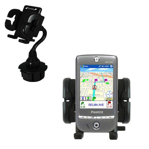 Cup Holder compatible with the Pharos GPS 525P