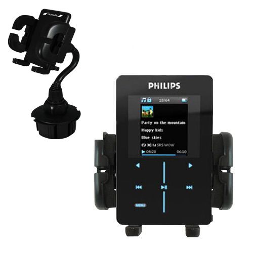 Cup Holder compatible with the Philips GoGear SA9200/17 Super Slim