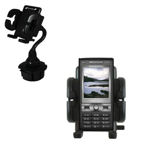 Gomadic Brand Car Auto Cup Holder Mount suitable for the Sony Ericsson k790c - Attaches to your vehicle cupholder