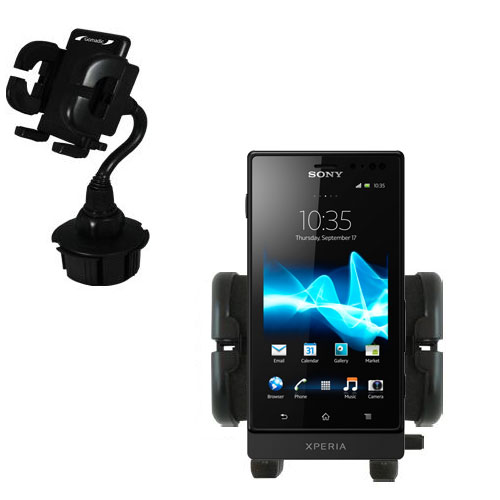 Cup Holder compatible with the Sony Ericsson MT27i / Pepper