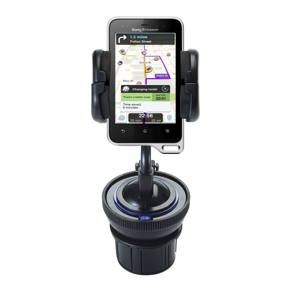 Cup Holder compatible with the Sony Ericsson Xperia active