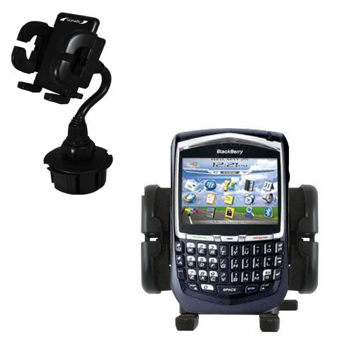 Gomadic Brand Car Auto Cup Holder Mount suitable for the Sprint Blackberry 8703e - Attaches to your vehicle cupholder