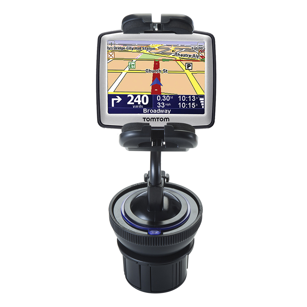 Cup Holder compatible with the TomTom ONE 125 S / SE