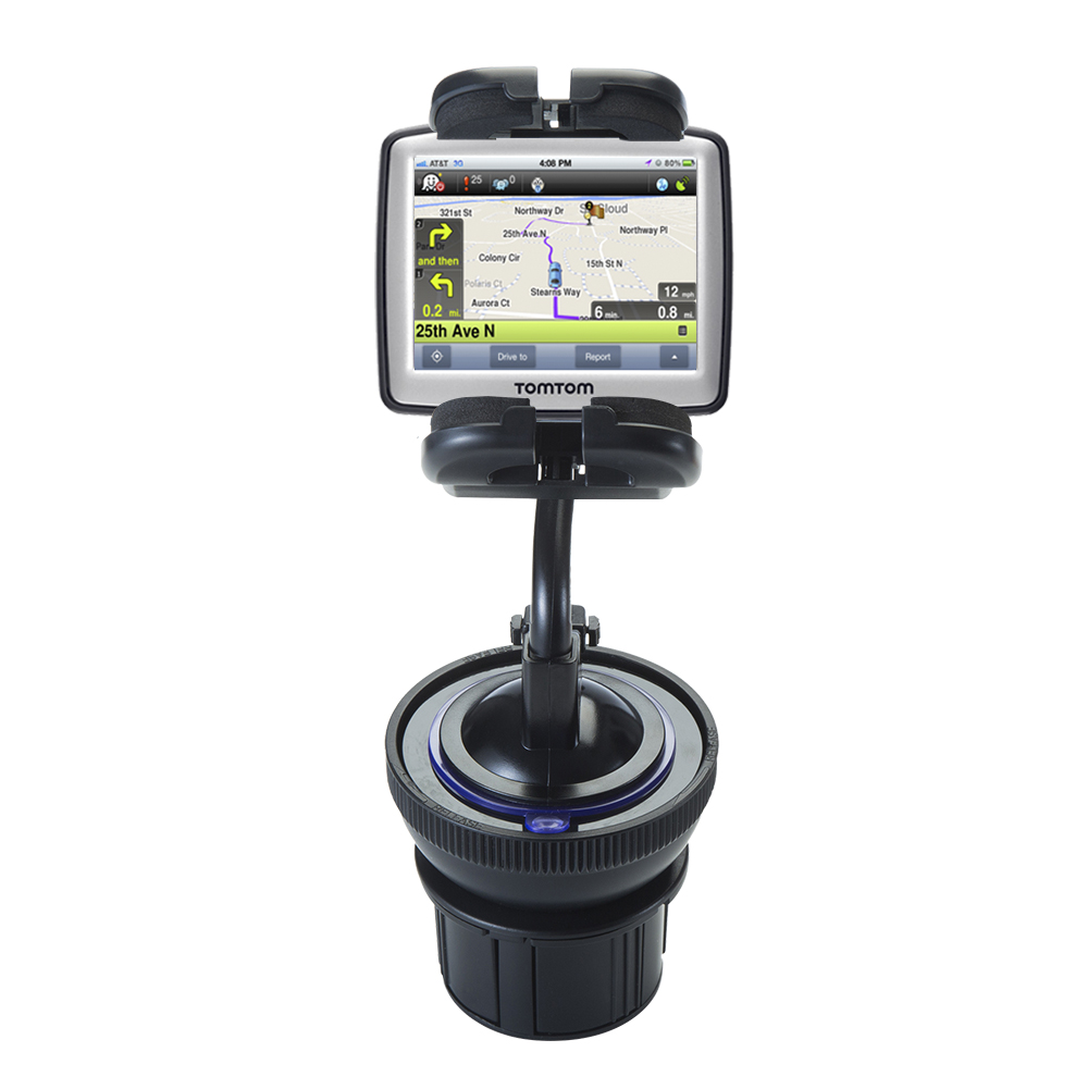 Cup Holder compatible with the TomTom ONE Europe Europe 22
