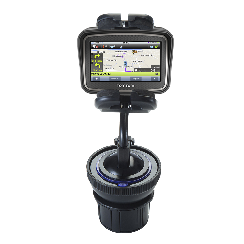 Cup Holder compatible with the TomTom Rider