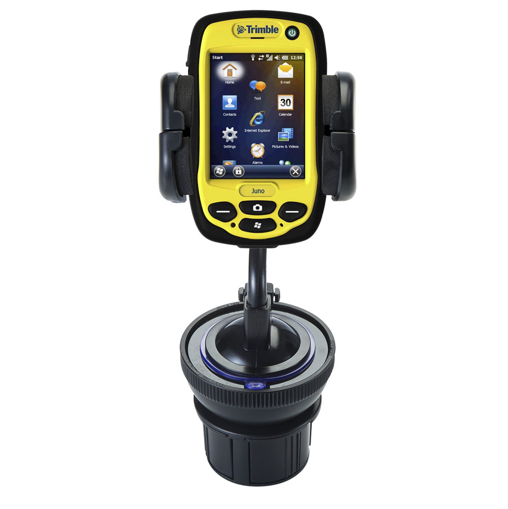 Cup Holder compatible with the Trimble Juno 3D 3B 3E