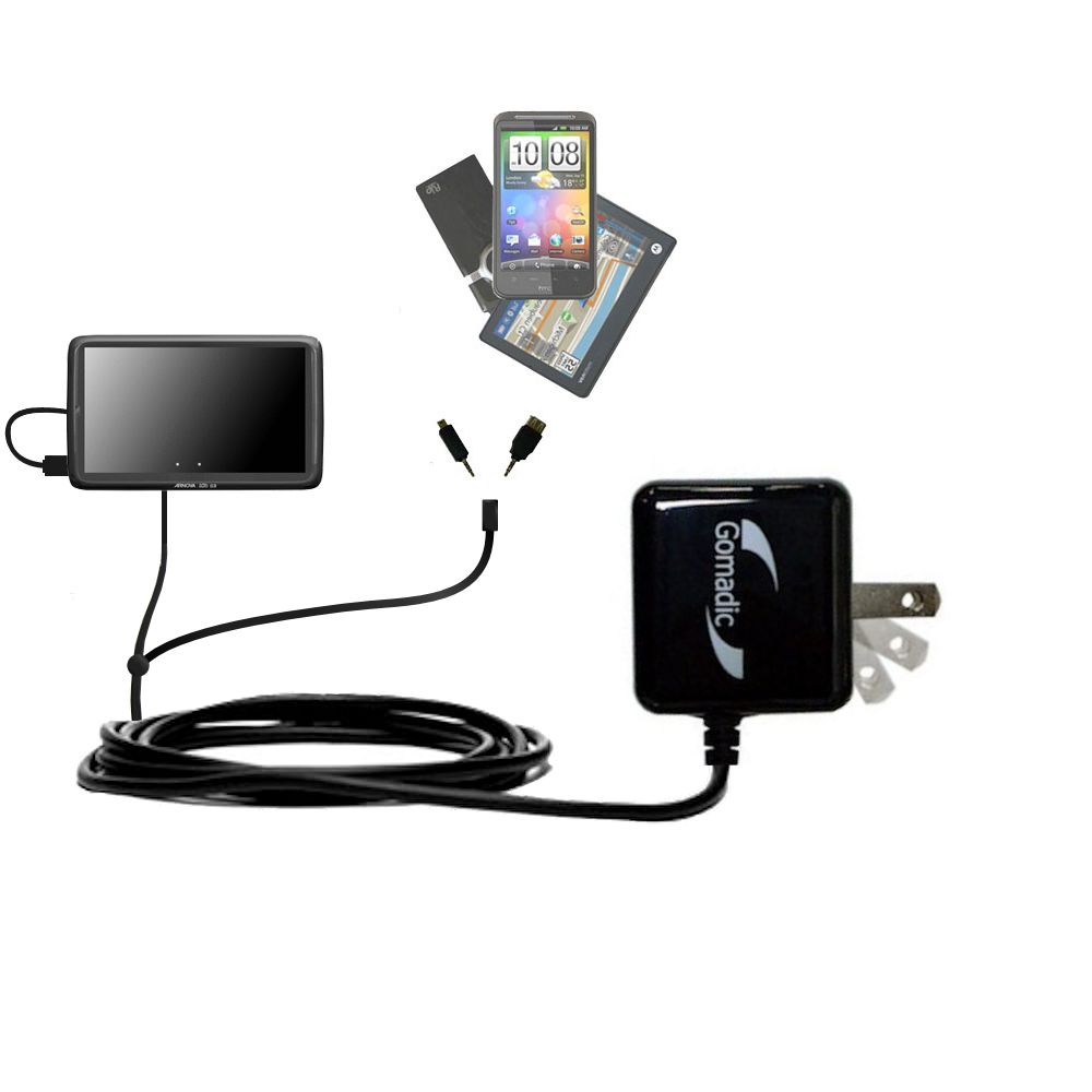 Double Wall Home Charger with tips including compatible with the Arnova 10b G3