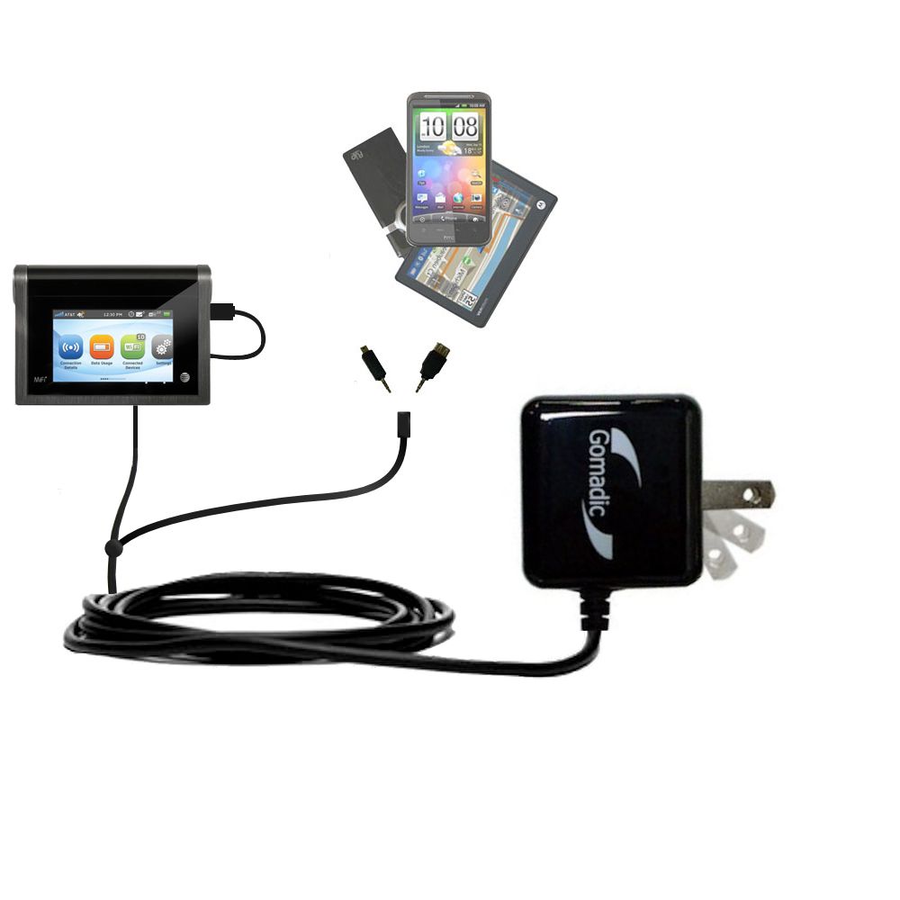 Double Wall Home Charger with tips including compatible with the AT&T Mifi Liberate