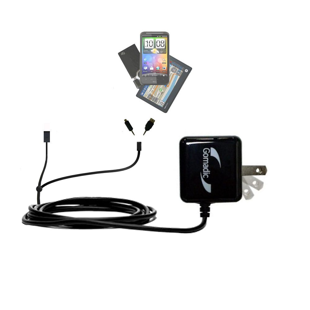 Double Wall Home Charger with tips including compatible with the Clearwire Clear Spot 4G