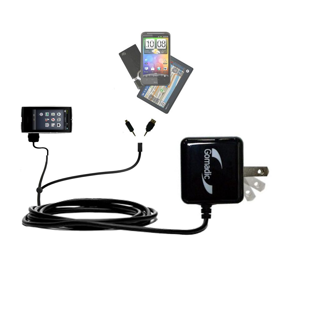 Double Wall Home Charger with tips including compatible with the Cowon S9