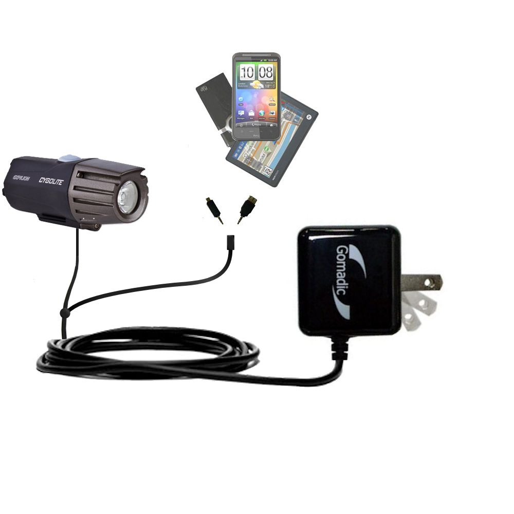 Double Wall Home Charger with tips including compatible with the Cygolite Expilion 350 / 400