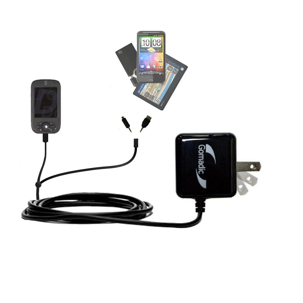Double Wall Home Charger with tips including compatible with the Dopod 818 pro