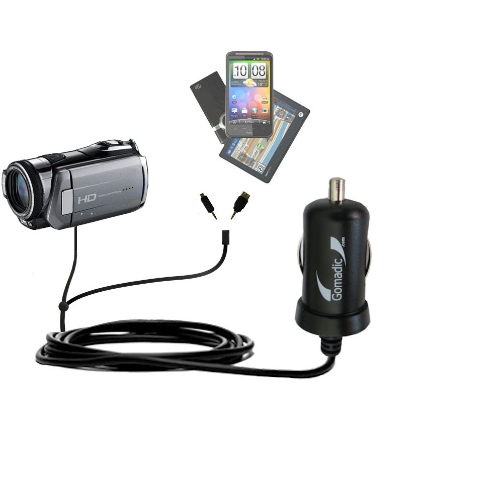 mini Double Car Charger with tips including compatible with the DXG B01V