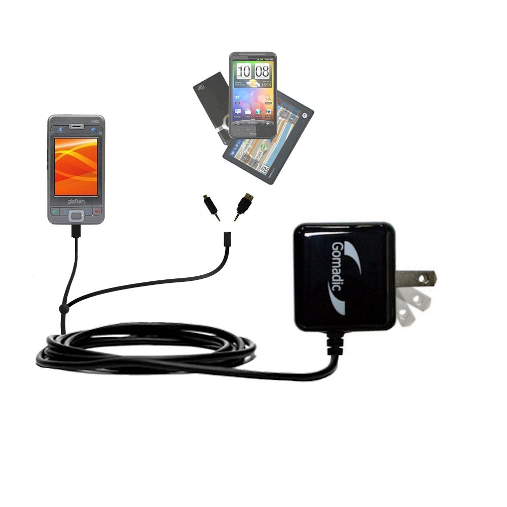 Double Wall Home Charger with tips including compatible with the Eten Glofiish X500