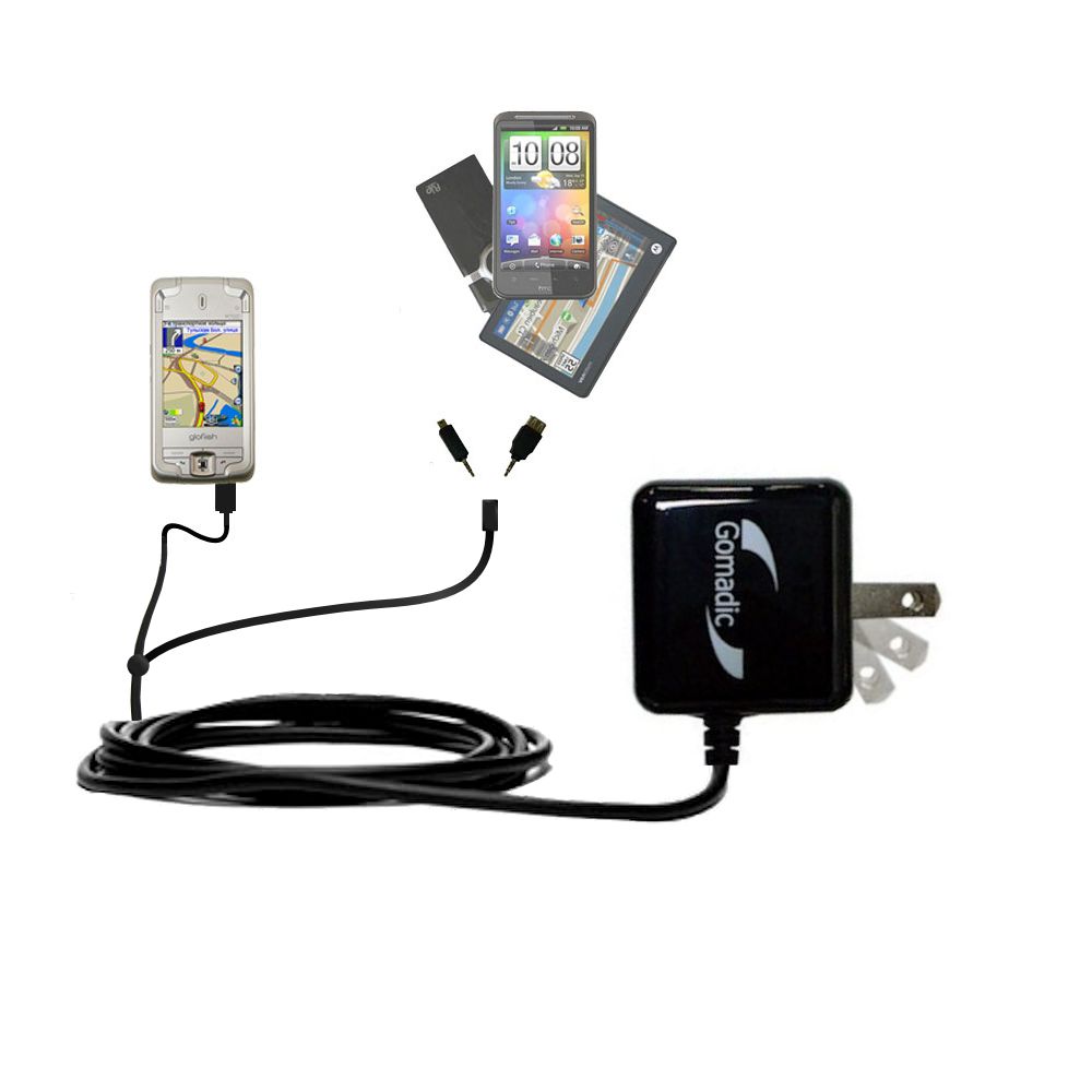 Double Wall Home Charger with tips including compatible with the ETEN M700 M750