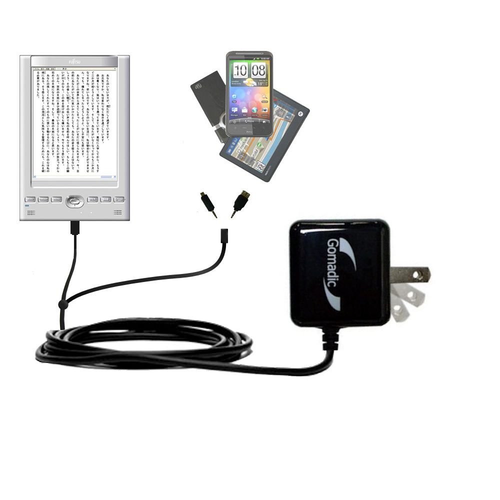 Double Wall Home Charger with tips including compatible with the Fujitsu FLEPia