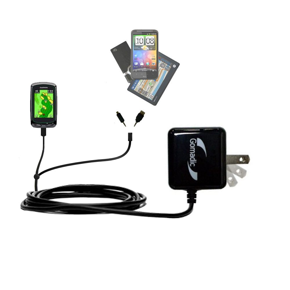 Double Wall Home Charger with tips including compatible with the Garmin Approach G3 G5 G6