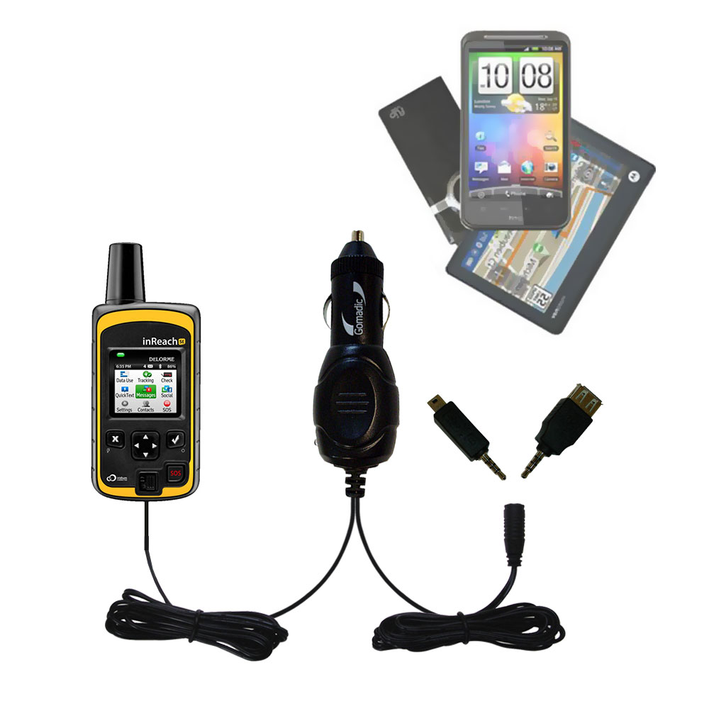 with Power Hot Sync and Charge Capabilities Classic Straight USB Cable Suitable for The Garmin inReach SE Uses Gomadic TipExchange Technology 