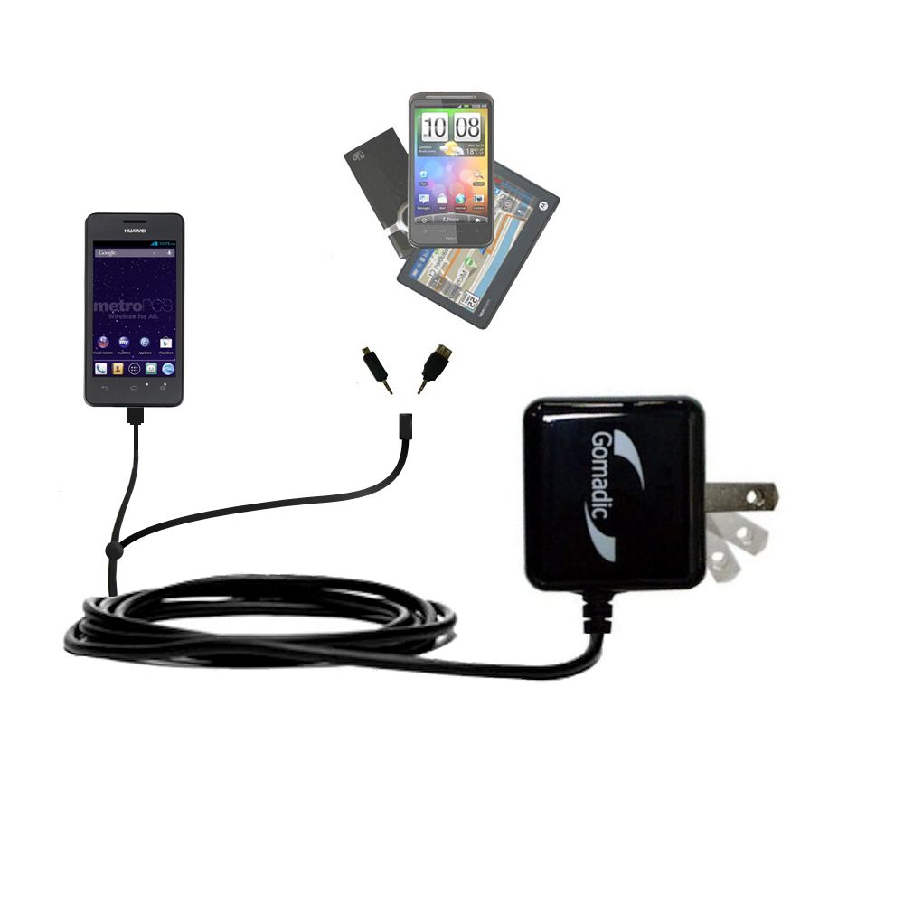 Double Wall Home Charger with tips including compatible with the Huawei Valiant