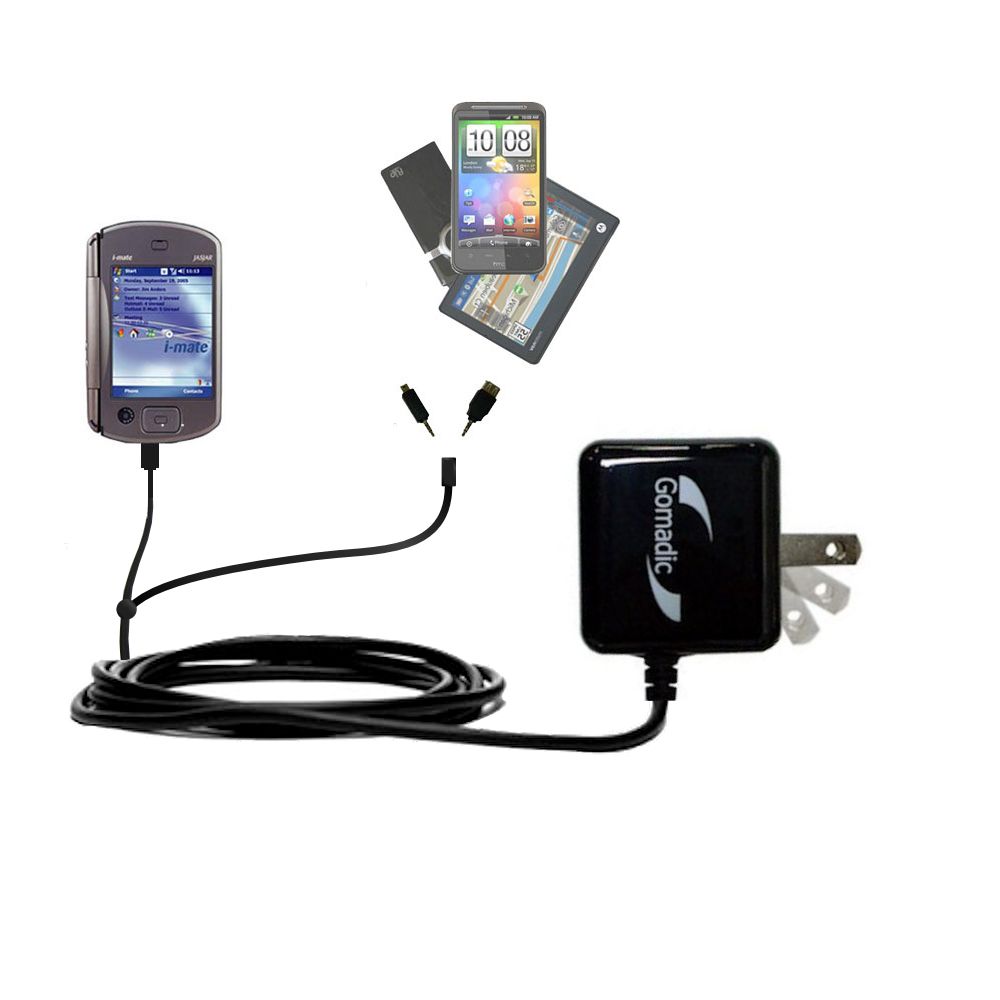 Double Wall Home Charger with tips including compatible with the i-Mate JASJAR