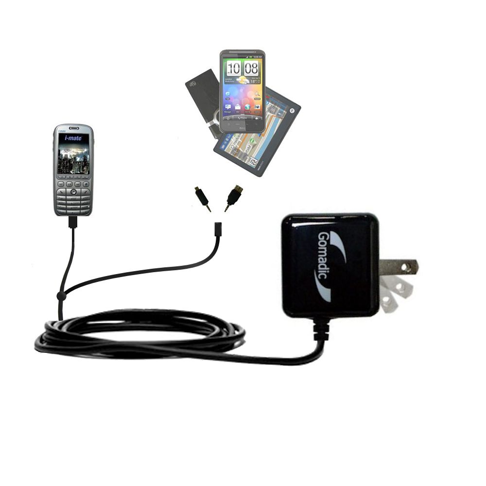 Double Wall Home Charger with tips including compatible with the i-Mate SP4m