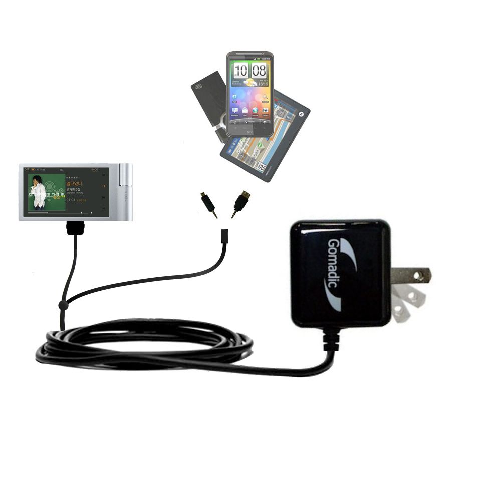 Double Wall Home Charger with tips including compatible with the iRiver Spinn