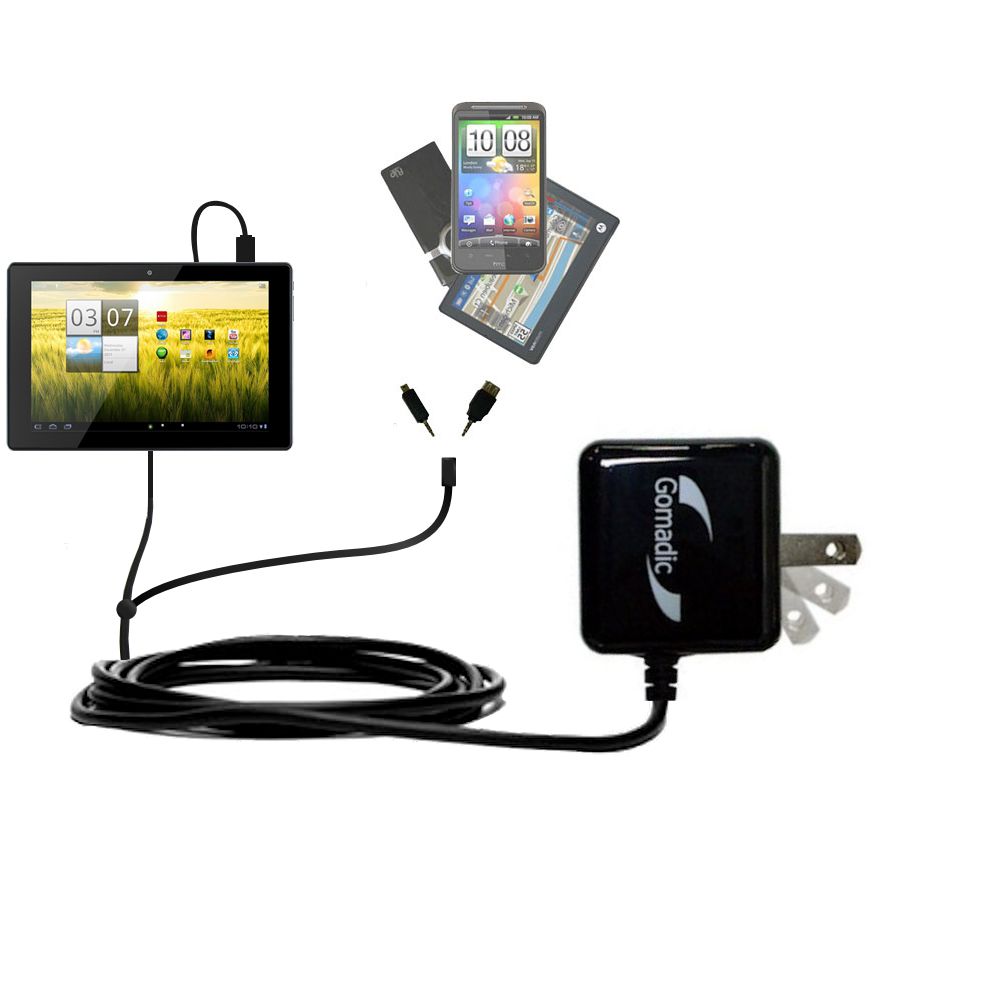 Double Wall Home Charger with tips including compatible with the Kocaso M1070