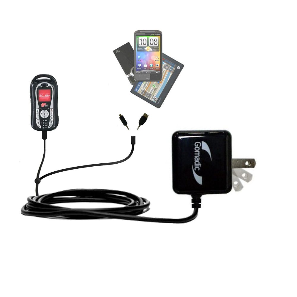 Double Wall Home Charger with tips including compatible with the Kyocera Switch Back