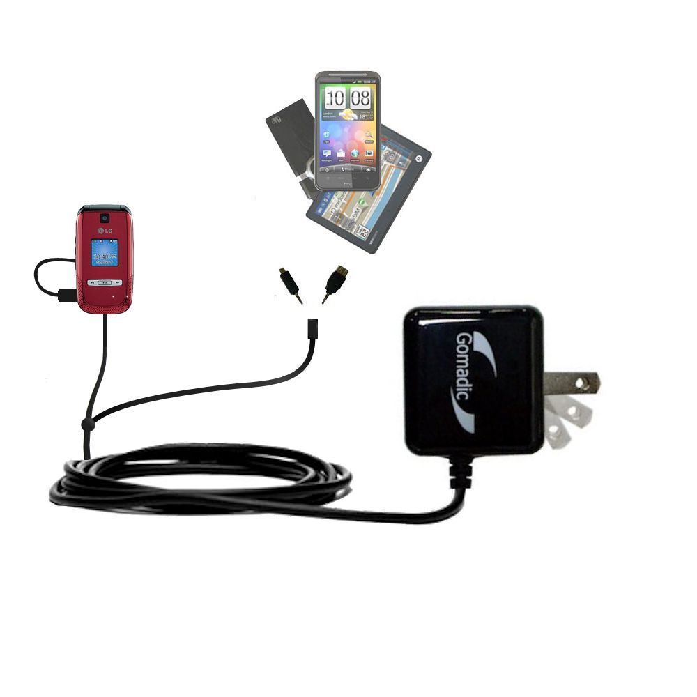 Double Wall Home Charger with tips including compatible with the LG AX500