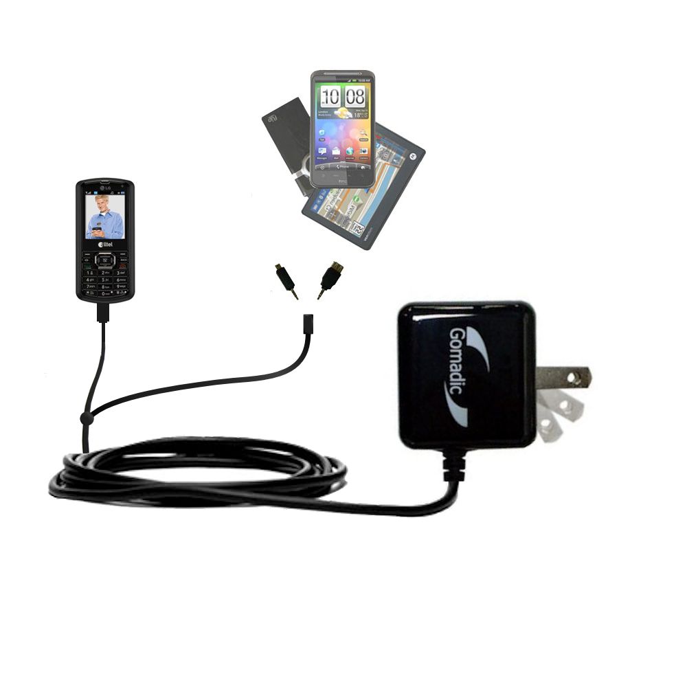 Double Wall Home Charger with tips including compatible with the LG Banter