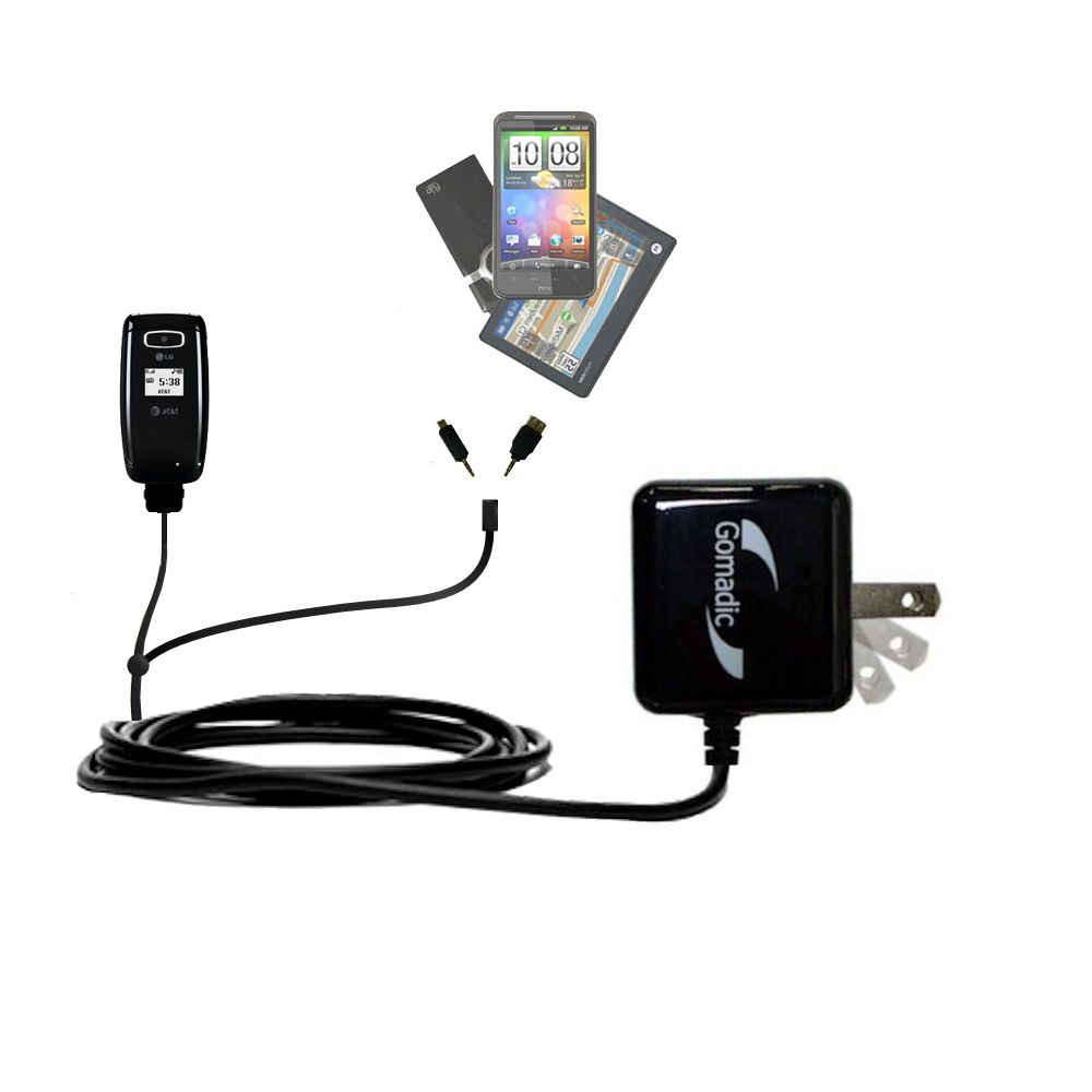 Double Wall Home Charger with tips including compatible with the LG CE110