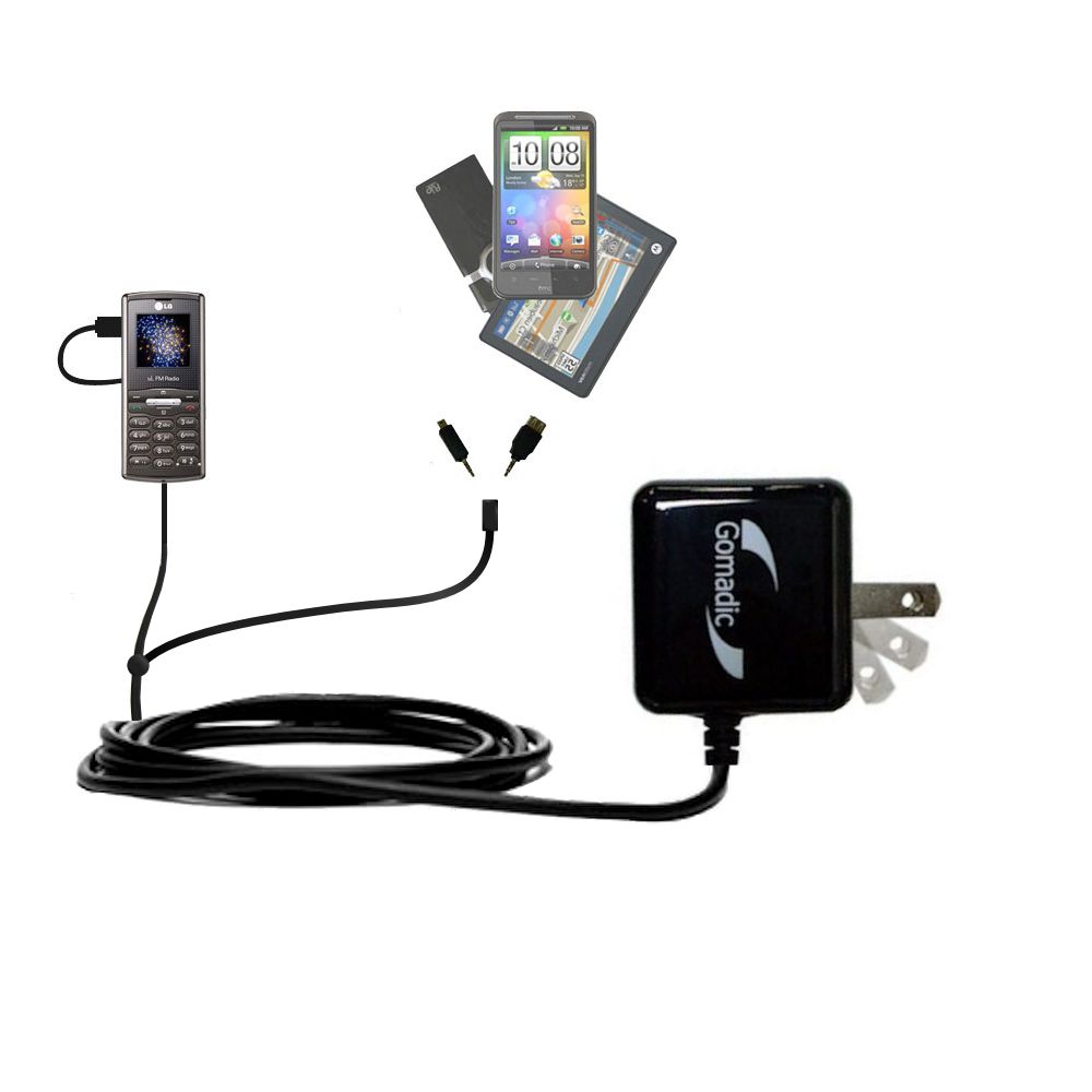 Double Wall Home Charger with tips including compatible with the LG GB110 GB130