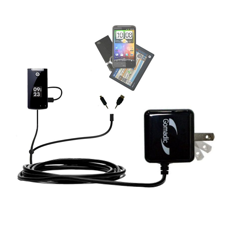 Double Wall Home Charger with tips including compatible with the LG KF305