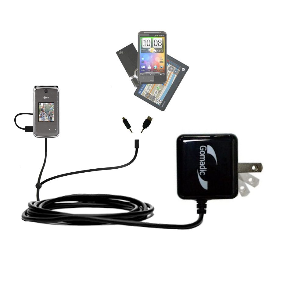 Double Wall Home Charger with tips including compatible with the LG UN430