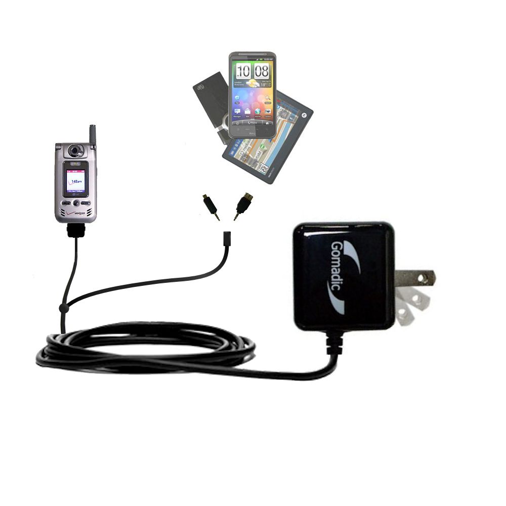 Double Wall Home Charger with tips including compatible with the LG VX8000