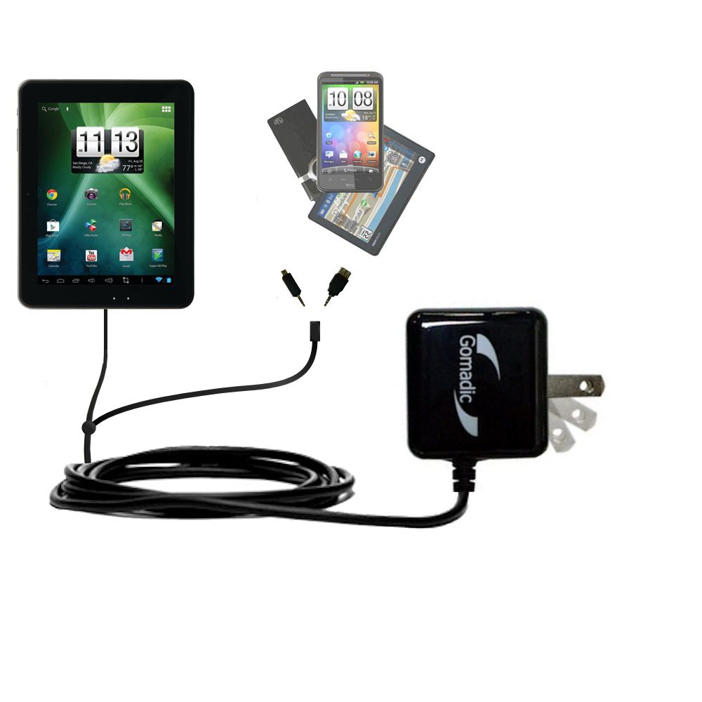 Double Wall Home Charger with tips including compatible with the Mach Speed Trio Stealth G2 / 8
