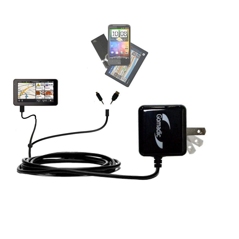 Double Wall Home Charger with tips including compatible with the Magellan SmartGPS 5390 / 5295