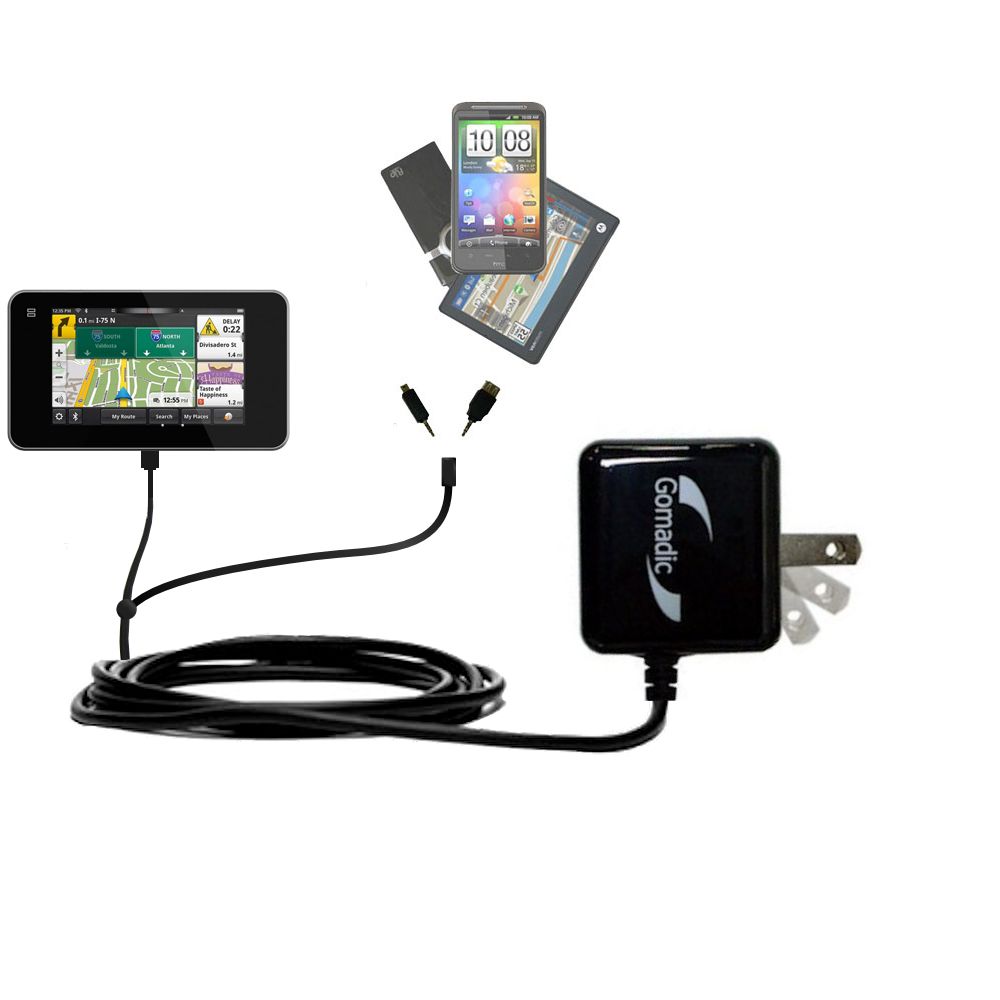 Double Wall Home Charger with tips including compatible with the Magellan SmartGPS