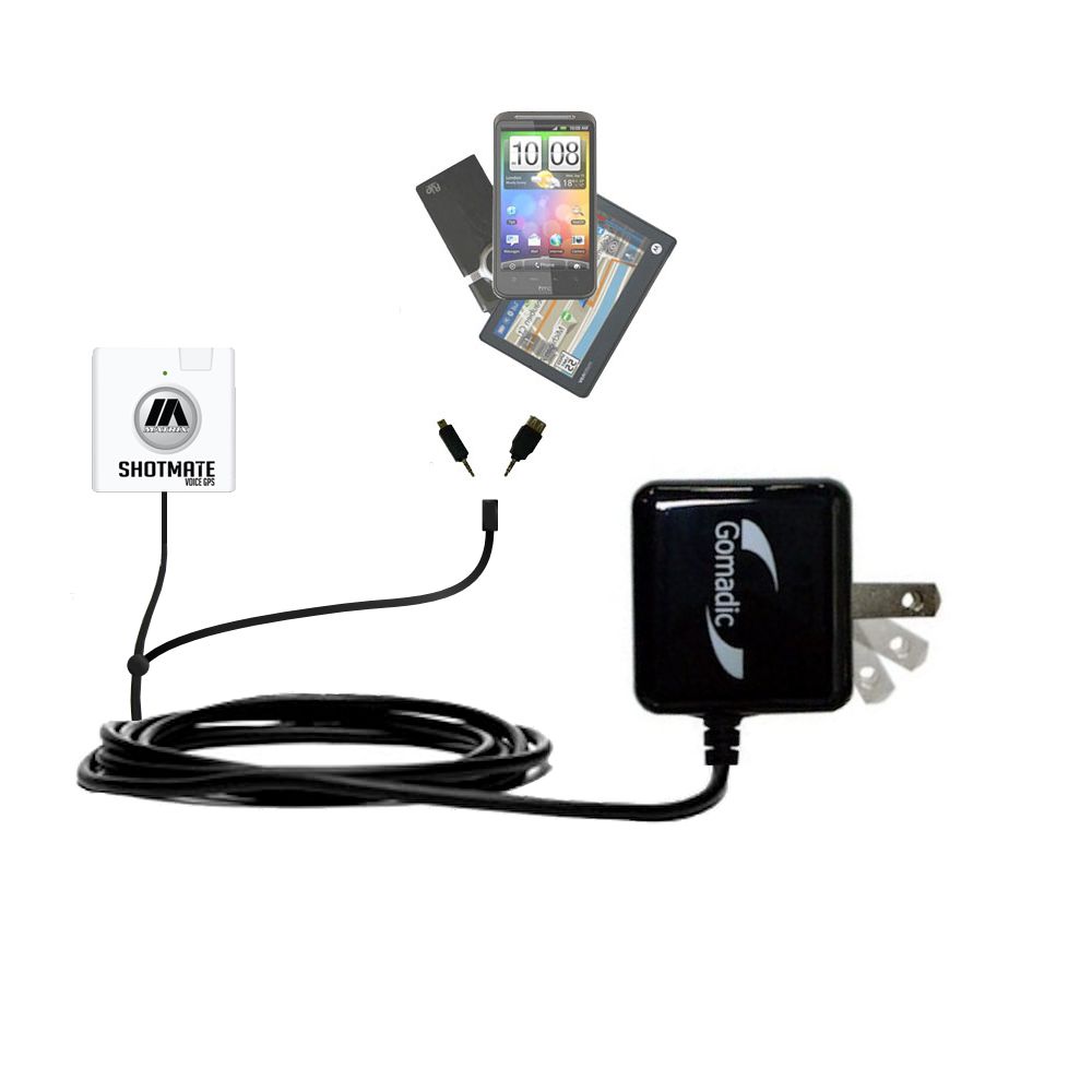 Double Wall Home Charger with tips including compatible with the Matrix SHOTMATE Voice