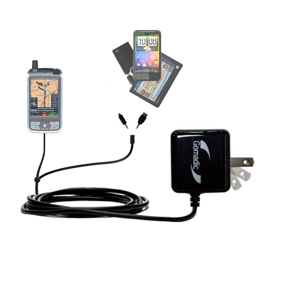Double Wall Home Charger with tips including compatible with the Medion MD95025