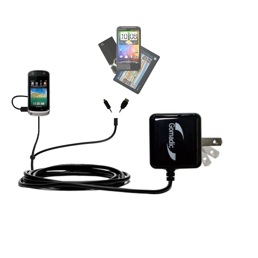 Double Wall Home Charger with tips including compatible with the Motorola Crush