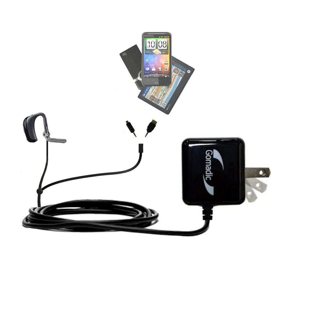 Double Wall Home Charger with tips including compatible with the Motorola OASIS