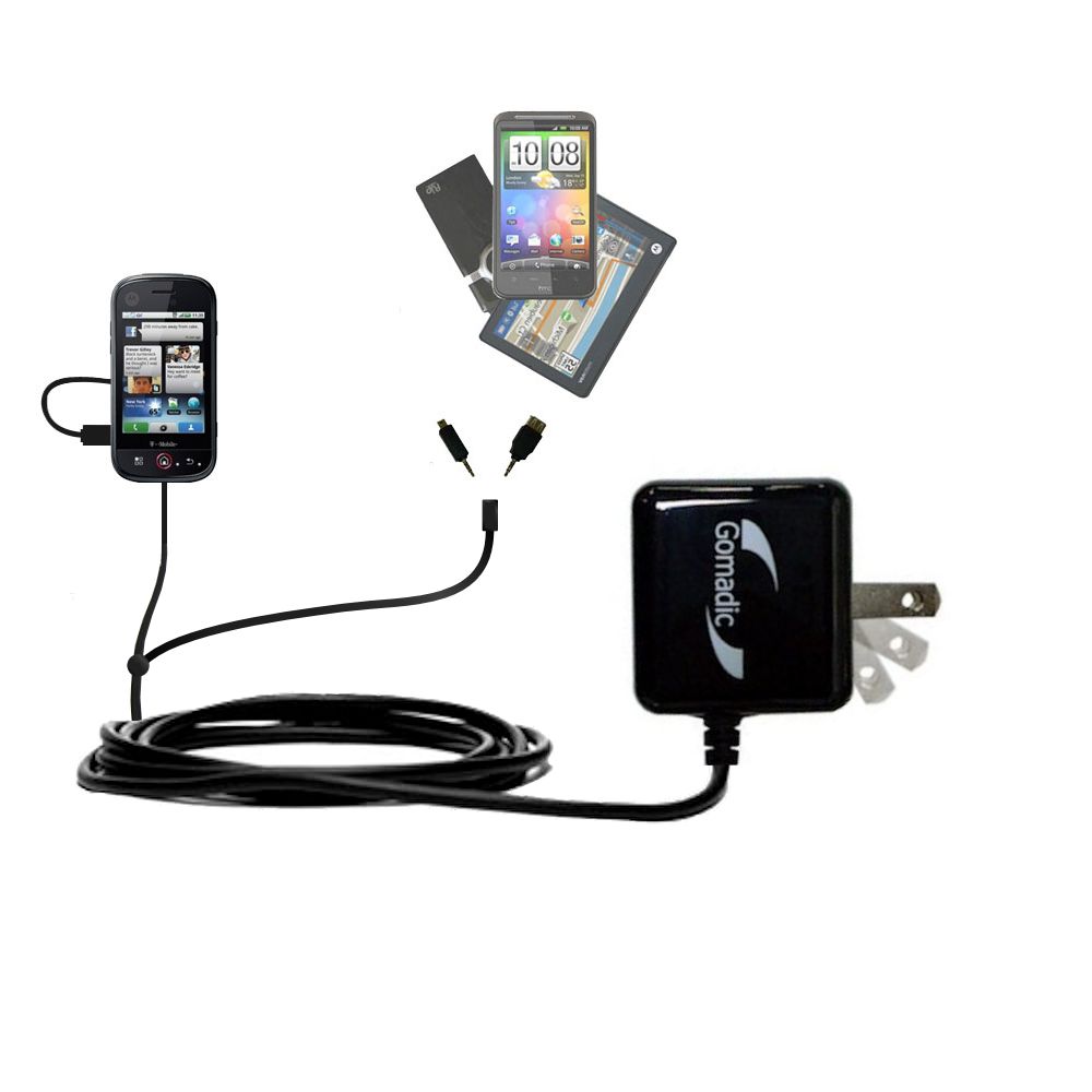 Double Wall Home Charger with tips including compatible with the Motorola Zeppelin