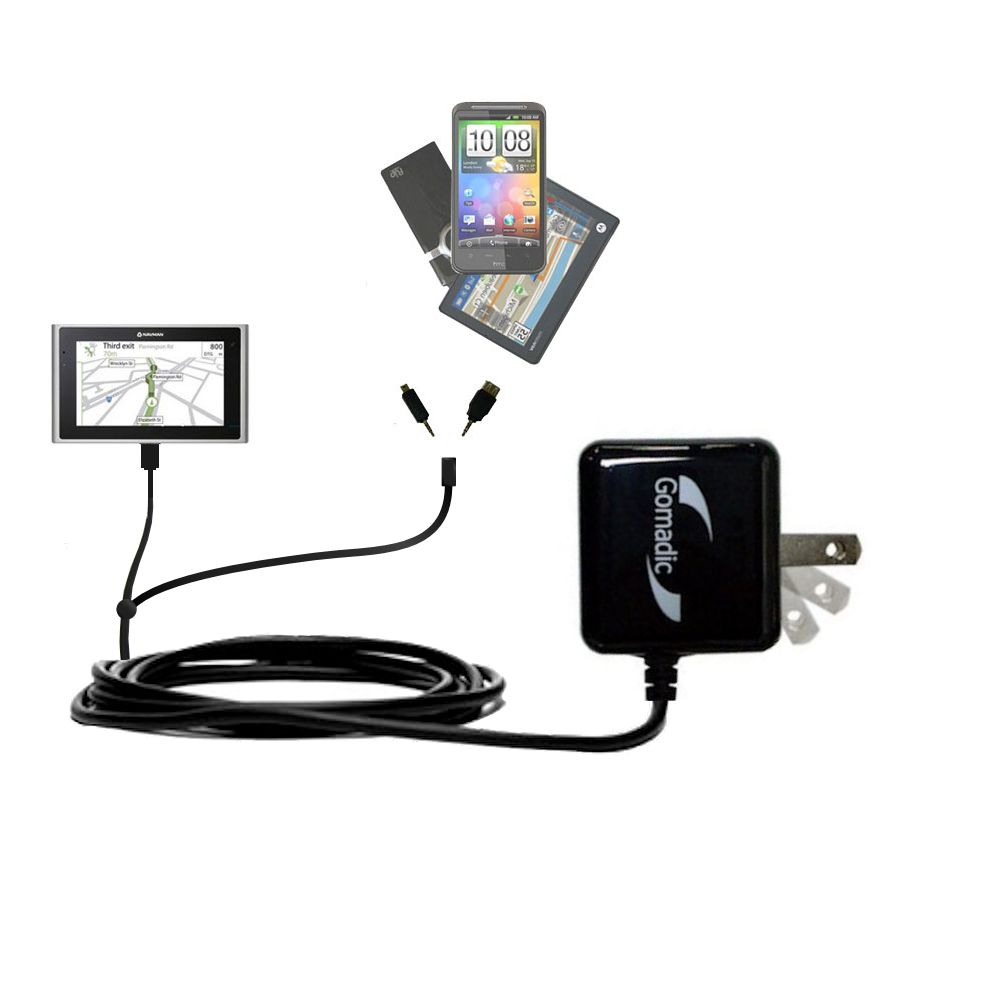 Double Wall Home Charger with tips including compatible with the Navman S100