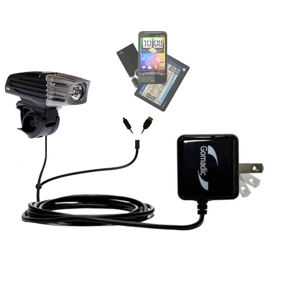 Double Wall Home Charger with tips including compatible with the Nite Rider MiNewt Mini 350