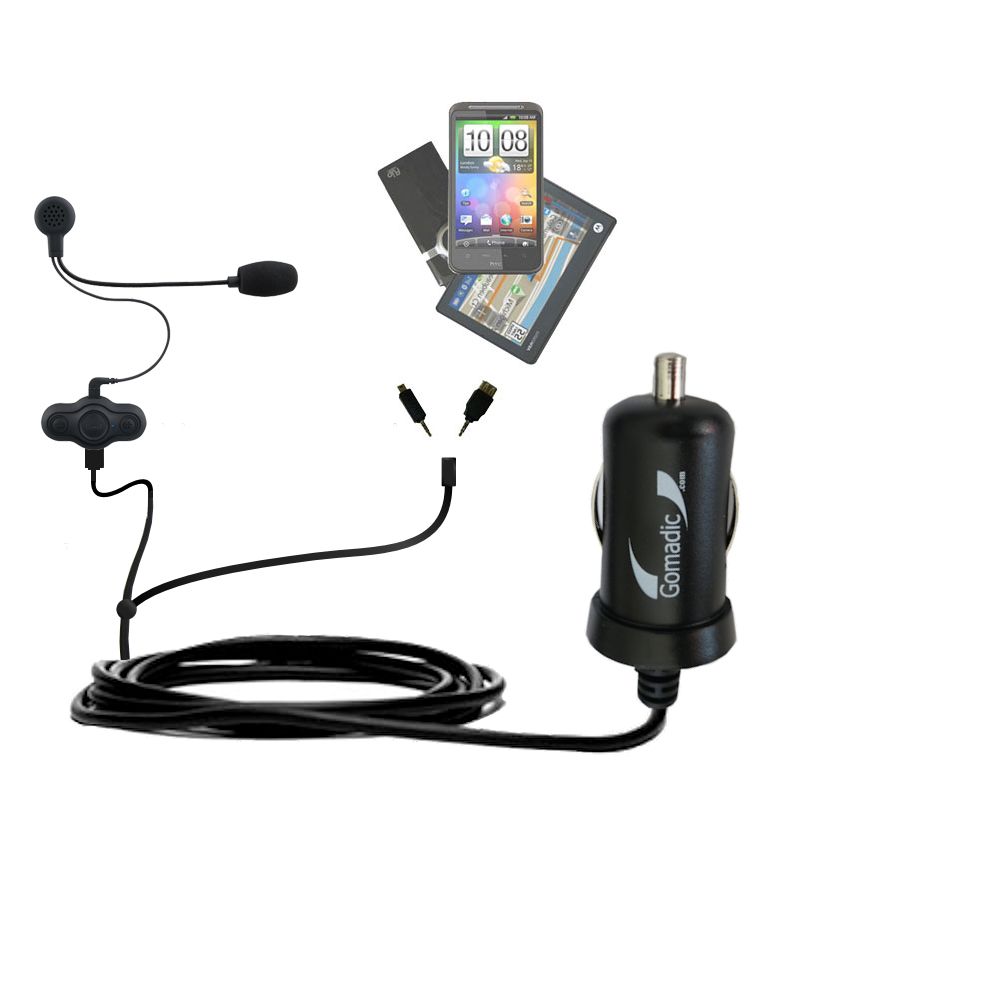 mini Double Car Charger with tips including compatible with the NoiseHush N800